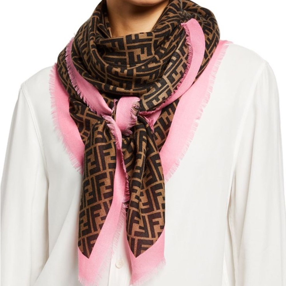 Fendi silk shawl